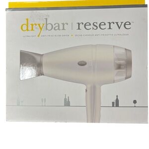 Drybar White Hair Dryer with Yellow Accent